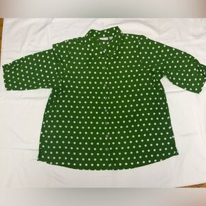 Susan Graver 2x 3/4 Sleeve Button up Shirt